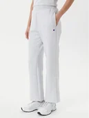 Spodnie sportowe damskie - Champion Spodnie dresowe 117983 Szary Slim Fit - miniaturka - grafika 1