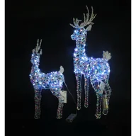 Ozdoby bożonarodzeniowe - Renifer stojący 50 LED ciepły biały 50 cm - miniaturka - grafika 1