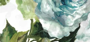 Blumarine Narzuta perkalowa Adele Turquoise - Narzuty - miniaturka - grafika 1