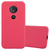 Etui i futerały do telefonów - Pokrowiec Do Motorola MOTO E5 / G6 PLAY Etui w CANDY CZERWONY TPU Silikon Obudowa Case Cover Ochronny Plecki Cadorabo - miniaturka - grafika 1