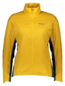 Kurtki i kamizelki sportowe damskie - Bergans Kurtka hybydrowa "Rabot V2" w kolorze żółtym - miniaturka - grafika 1