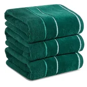 Ręczniki - Ręcznik Nel 70 x 140 cm zielony - miniaturka - grafika 1