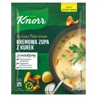 Zupy w płynie - Knorr Rozkosze podniebienia Kremowa zupa z kurek 56 g - miniaturka - grafika 1