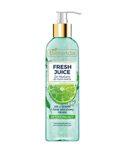 Bielenda FRESH JUICE ŻEL MICELARNY LIMONKA 190G - Żele do mycia twarzy - miniaturka - grafika 4