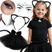 Stroje karnawałowe - Kostium Małego Kotka 3-10 lat Zestaw z Kredką i Akcesoriami - miniaturka - grafika 1