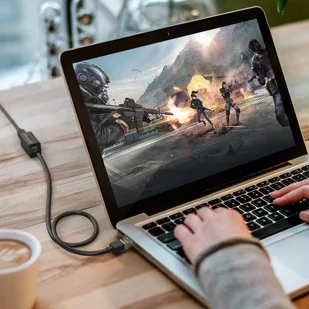 Ugreen przedłużacz kabel internetowy Ethernet RJ45 Cat 7 10000 Mbps / 10 Gbps 2 m czarny (NW148) - Kable USB - miniaturka - grafika 10