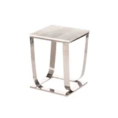 Ławy i stoliki kawowe - Dekoria Stolik pomocniczy Meris Marble wys 46cm 36×36×46cm 006-619 - miniaturka - grafika 1