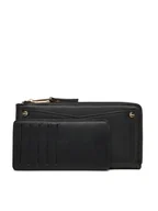 Portfele - Aldo Duży Portfel Damski Kedoreveth 14076877 Czarny - miniaturka - grafika 1