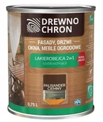 Farby wewnętrzne - Lakierobejca 2w1 Palisander Ciemny 0.75L Drewnochron - miniaturka - grafika 1