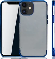 Etui i futerały do telefonów - Etui na telefon komórkowy Apple iPhone 12 mini Blue - Clear - TPU Silicone Case Backcover w przezroczystym niebieskim kolorze - miniaturka - grafika 1