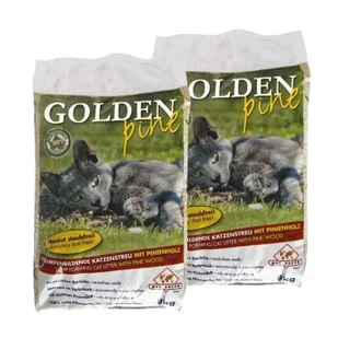 Golden Pine żwirek dla kotów z drewna piniowego 2x8 kg - Żwirek dla kotów - miniaturka - grafika 1