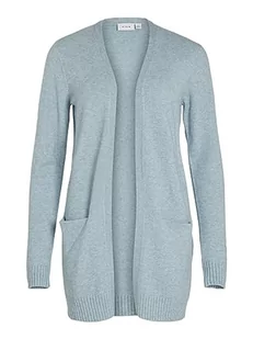 Vila Kobiety Viril Open L/S Knit Cardigan - Noos Kardigan, Turmaline, XS - Swetry damskie - miniaturka - grafika 1