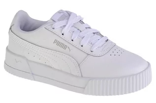 Buty dla dziewczynek - Puma Carina L PS 370678-19 dziewczęce sneakersy, białe, rozmiar 31 - grafika 1
