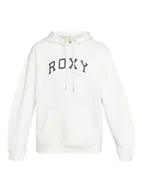 Bluzy damskie - Roxy Top Surf Stoked Bluza Brushed E Kobieta Biała S - miniaturka - grafika 1