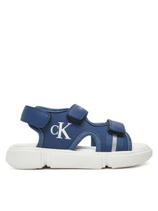 Calvin Klein Jeans Sandały V3B2-83023-1591 M Niebieski - Buty dla chłopców - miniaturka - grafika 1