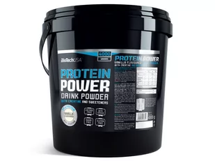 BioTech, Suplement diety, Protein Power, truskawka-banan, 4000 g - Odżywki białkowe - miniaturka - grafika 1