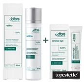 Zestawy kosmetyków damskich - Dottore Kuracja odbudowująca ZESTAW Krem na noc z witaminą A (retinol 0,1%) 50 ml + Krem pod oczy + Torba jutowa - miniaturka - grafika 1