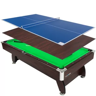Stół bilardowy z nakładką ping pong/jadalna 8FT - BOLD-BROWN - Stoły bilardowe i akcesoria - miniaturka - grafika 1