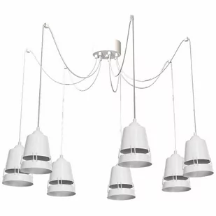 Lampa Wisząca APOLLO WHITE 7xE27 - Lampy sufitowe - miniaturka - grafika 1