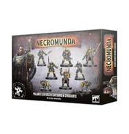 Gry planszowe - WARHAMMER 40K - NECROMUNDA PALANITE ENFORCER CAPTAINS & SERGEANTS - miniaturka - grafika 1