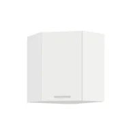 Szafki kuchenne - Szafka Górna Wisząca Narożna 1 Drzwi 58 x 58 GN-72 1F Eko White Stolarz Lempert Biały - miniaturka - grafika 1