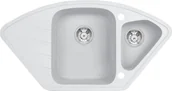 Zlewozmywaki - Zlew ŚMIGIELSKI MONACO biały (90) (MONACO90) - miniaturka - grafika 1