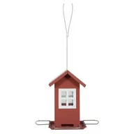 Karmniki dla ptaków - Zolux Karmnik Domek Czerwony - miniaturka - grafika 1