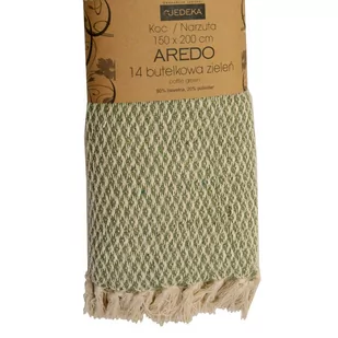 Koc 150 x 200 Bawełniany Boho Aredo 14 Butelka - Koce - miniaturka - grafika 2