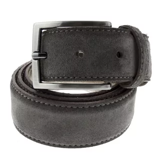 Paski - Pasek zamszowy szary EM 06253 - EM Men's Accessories - grafika 1