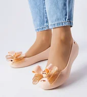 Baleriny - Beżowe balerinki meliski z kokardką Jerome - Gemre - miniaturka - grafika 1