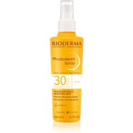 Balsamy i kremy do opalania - Bioderma Photoderm Spray SPF30 Lekki spray do ciała 200 ml - miniaturka - grafika 1