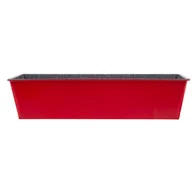 Formy do ciast - Lumarko Forma Blacha 31x11,5xh7,5cm Czerwona - miniaturka - grafika 1