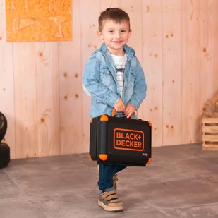 Smoby Black+Decker Walizka z narzędziami - Mały majsterkowicz - miniaturka - grafika 6
