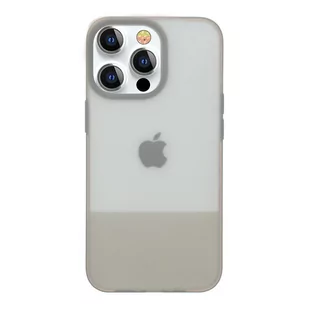 Kingxbar Plain Series etui pokrowiec do iPhone 13 Pro Max silikonowa obudowa szary - Etui i futerały do telefonów - miniaturka - grafika 1