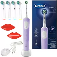 Końcówki do szczoteczek elektrycznych - ORAL-B Vitality Pro D103 Lilac Violet Szczoteczka Elektryczna + Końcówki - miniaturka - grafika 1