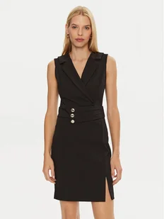 Rinascimento Sukienka koktajlowa CFC0119973003 Czarny Regular Fit - Sukienki - miniaturka - grafika 1