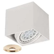 Lampy sufitowe - Orlicki Design Oprawa sufitowa Cardi I Bianco Ufo Gold OR81916 OR81916 - miniaturka - grafika 1
