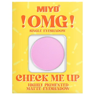 MIYO - !OMG! - Check Me Up - Highly Pigmented Matte Eyeshadow - Magnetyczny cień do powiek - Matowy - 1,3 g - 06 COTTON CANDY - Cienie do powiek - miniaturka - grafika 2