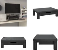 Akcesoria do monitorów - vidaXL Podstawa pod monitor czarna 43x30,5x13 cm - Podstawa pod monitor - Blat biurka - Podwyższenie monitora - Podstawa pod monitor - miniaturka - grafika 1