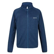 Kurtki i płaszcze dla chłopców - Regatta Uniseks dzieci Avalon pełny zamek dzianinowa elastyczna kurtka softshell miękka powłoka Niebieski morski S - miniaturka - grafika 1