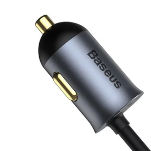 Baseus Share Together ładowarka samochodowa 2x USB / 2x USB Typ C 120W PPS Quick Charge Power Delivery szary (CCBT-A0G) - Ładowarki samochodowe - miniaturka - grafika 8