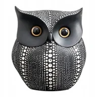 Figurki dekoracyjne - Prezent z Okazji Dnia Nauczyciela - Sowa Figurka Dekoracyjna Ozdobna Czarna - miniaturka - grafika 1