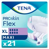 Pieluchy dla dorosłych - Tena Flex ProSkin, pieluchomajtki, rozmiar XL, 105-153 cm, Maxi, 21 sztuk - miniaturka - grafika 1