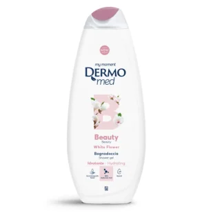 Dermomed Beauty White Flower 750ml żel pod prysznic, kwiatowy zapach, nawilżający i odżywiający - Kosmetyki do kąpieli - miniaturka - grafika 1