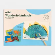 Zabawki sensoryczne - AQUAPAINT - WSPANIAŁE ZWIERZĘTA, obrazki do malowania wodą, relish. (Active Minds) - miniaturka - grafika 1