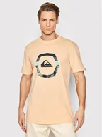 Koszulki męskie - Quiksilver T-Shirt EQYZT06663 Pomarańczowy Regular Fit - miniaturka - grafika 1