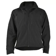 Odzież trekkingowa damska - Kurtka turystyczna męska Termoaktywna Mil-Tec SoftShell Czarna - miniaturka - grafika 1