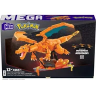 Klocki - Klocki plastikowe MEGA Pokemon Mechaniczny Charizard z ruchem HMW05 - miniaturka - grafika 1