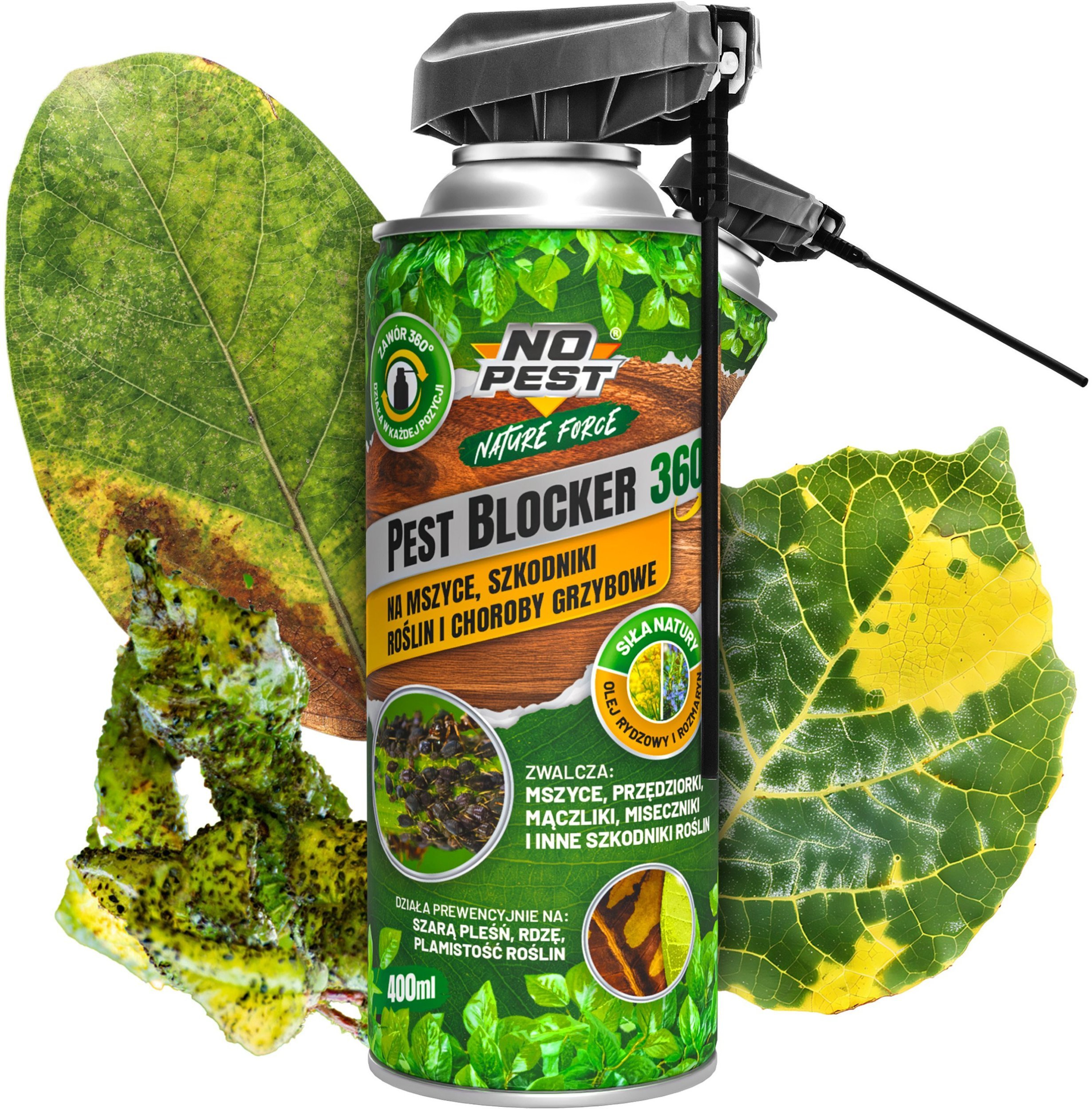 NO PETS Spray Środek Preparat na Mszyce Przędziorki Mączliki