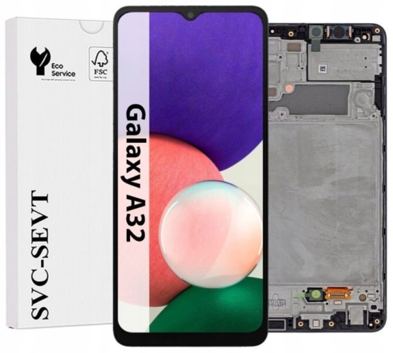 UTS-Group Wyświetlacz Do Samsung Galaxy A32 4G A325 Ramka Oryginał LCD Ekran